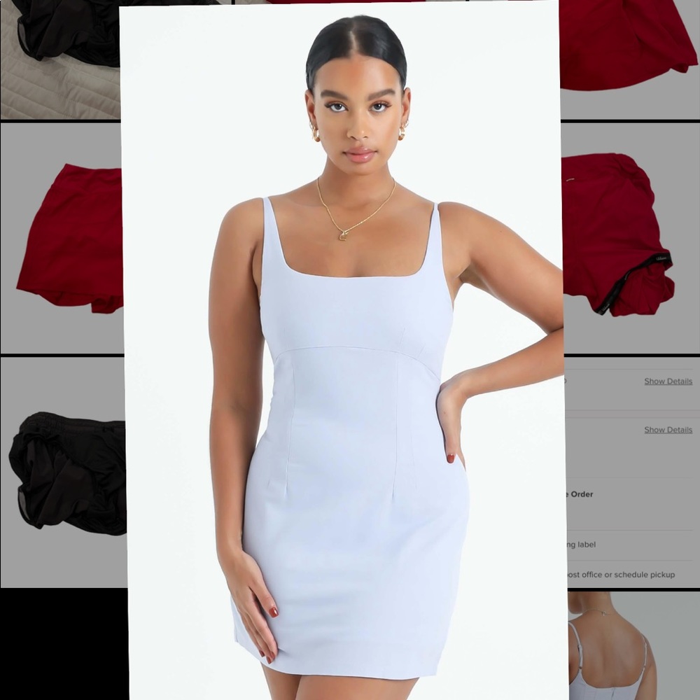 Showpo Light blue mini dress